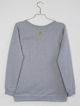 Load image into Gallery viewer, &quot;Jump &amp; Slide!&quot; Woman’s Sweater, Boat Neck, Light Heather Grey
